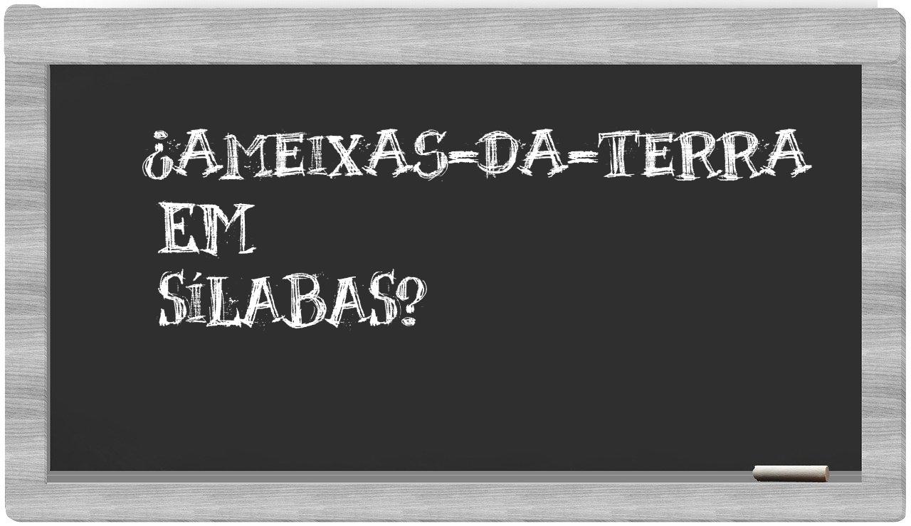 ameixas-da-terra in syllables
